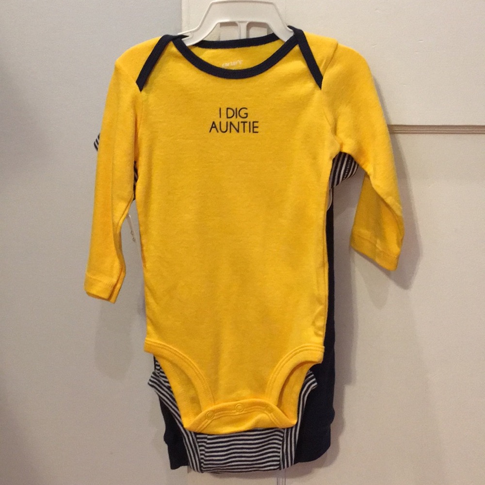 Carters I dig auntie outfit 6 month